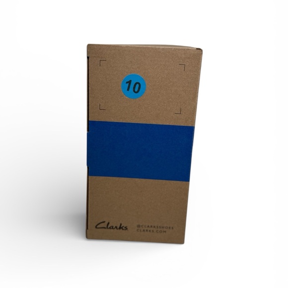 Clarks Men's Size 10 Brown Suede Moccasin Slippers Plaid Lined Indoor/Outdoor - Picture 4 of 9